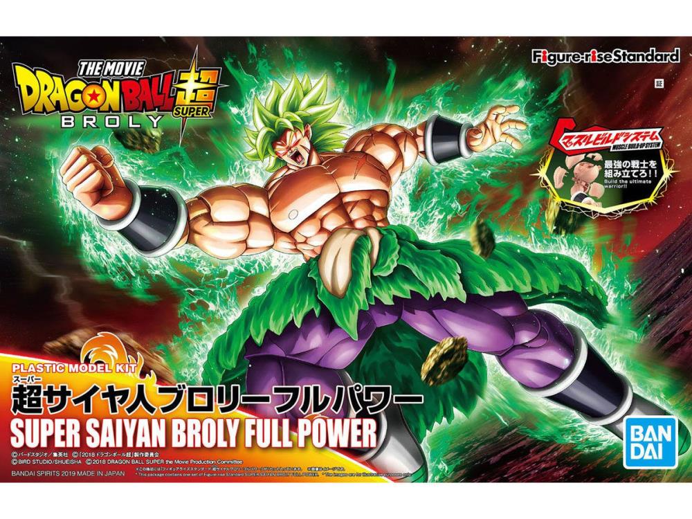  Bandai Spirits Figure-Rise Standard Legendary Super Saiyan  Broly (New Pkg Ver) Dragon Ball Z, Multi : Toys & Games