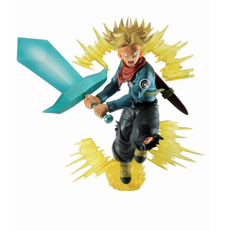 7.75 Black and Purple Dragon Ball GT Super Saiyan Trunks Figure 