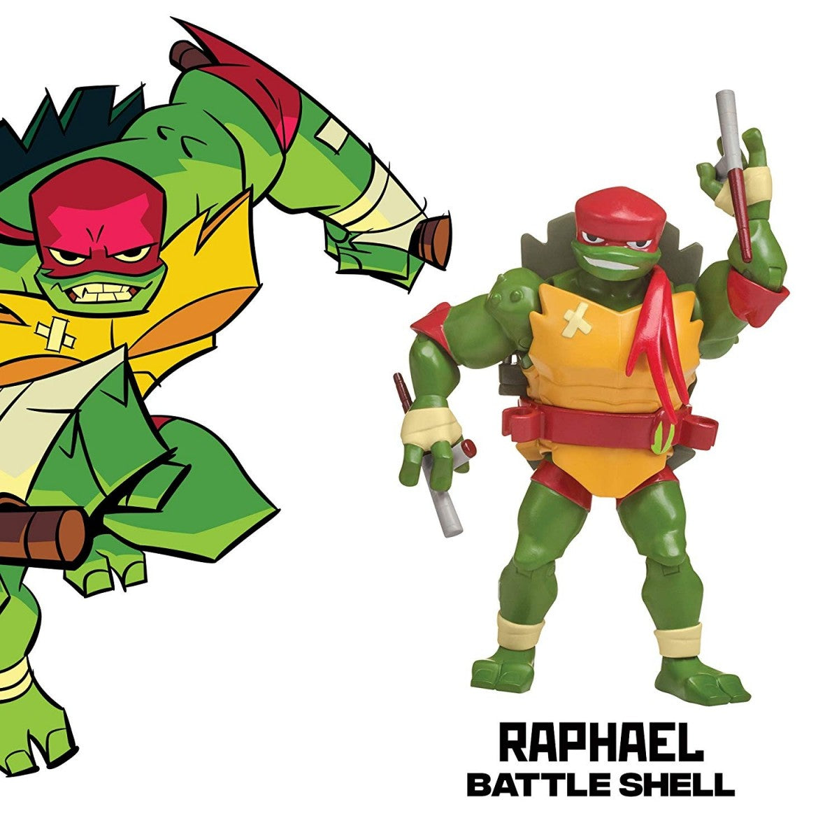 Playmates Rise of the Teenage Mutant Ninja Turtles Battle Shell Raphae –  Angel Grove Toys & Collectables