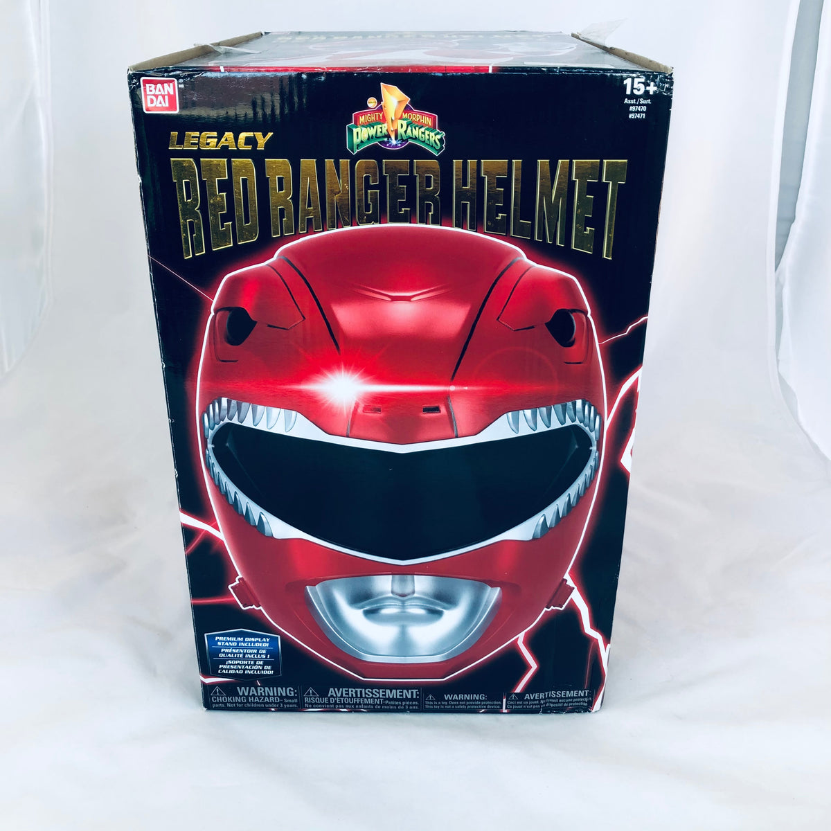 Bandai Power Rangers Legacy Collection buy Mighty Morphin Red Ranger Helmet