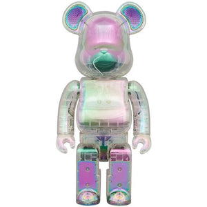 Medicom Rinaro Bearbrick Audio Iridescent 400% Portable Bluetooth Speaker Crystal Halo