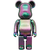 Medicom Rinaro Bearbrick Audio Iridescent 400% Portable Bluetooth Speaker Black Aurora