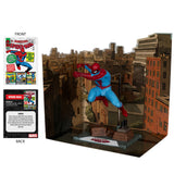 Mcfarlane Toys Marvel Spider-Man 1:10th Scale with Scene - The Amazing Spider-Man #38 GOLD LABEL