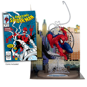 Mcfarlane Toys Marvel Spider-Man 1:6th Scale with Scene & Comic - The Amazing Spider-Man #301