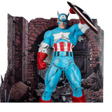 Mcfarlane Toys Marvel Captain America 1:6th Scale with Scene & Comic - The Amazing Spider-Man #323