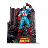 Mcfarlane Toys Marvel Captain America 1:6th Scale with Scene & Comic - The Amazing Spider-Man #323