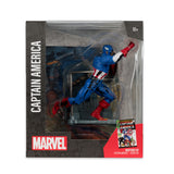 Mcfarlane Toys Marvel Captain America 1:10th Scale with Scene - Captain America #100 - PRE-ORDER