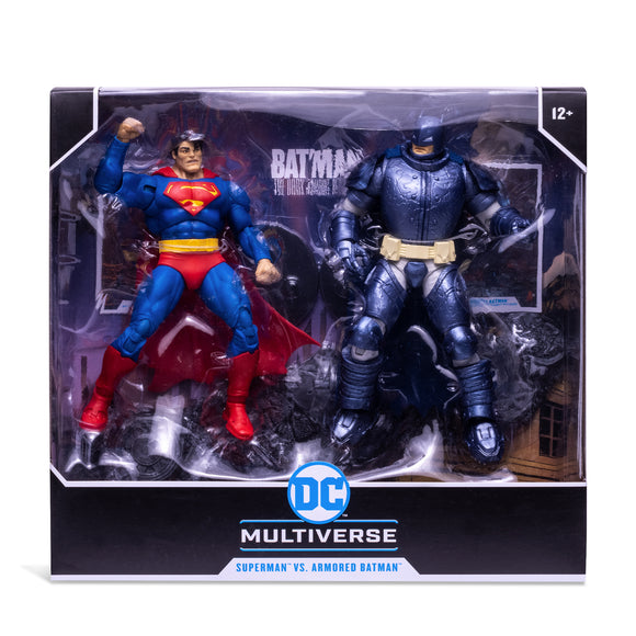 Mcfarlane Toys DC Multiverse - Superman vs Armored Batman 2 Pack