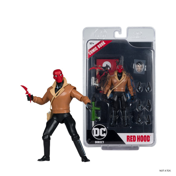 Mcfarlane Toys DC Direct Page Punchers Red Hood (Batman: The Adventures Continue) 6 inch Figure with Comic