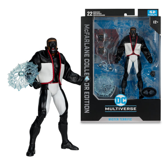 Mcfarlane Toys DC Multiverse - Mister Terrific (JSA) Collectors Edition #27 PLATINUM EDITION