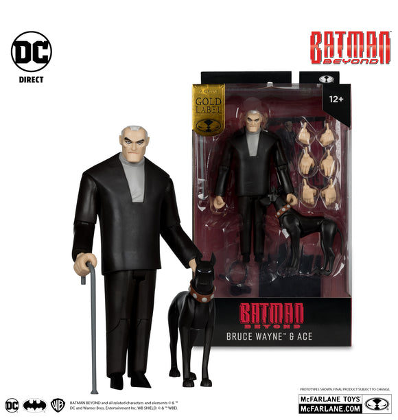 Mcfarlane Toys DC Direct - Bruce Wayne & Ace (Batman Beyond) GOLD LABEL - SDCC EXCLUSIVE