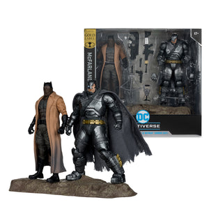 Mcfarlane Toys DC Multiverse - Batman (Knightmare) & Batman (Armour Suit) (Batman V Superman) Collectors Edition #2 2 Pack (GOLD LABEL) - PRE-ORDER