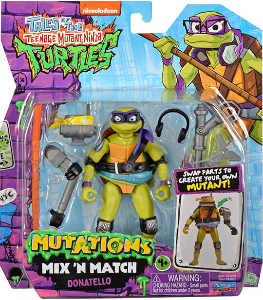 Playmates  Teenage Mutant Ninja Turtles Tales of the TMNT Mutations Mix 'N Match Donatello