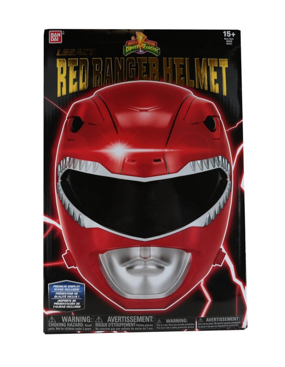 Bandai Power Rangers Legacy Mighty Morphin Red Ranger Helmet - NEW AND SEALED