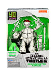 Playmates TMNT 40th Anniversary Black & White Original Sketch Edition Turtle Figure 4-Pack (SDCC 2024)