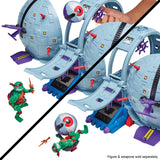 Playmates Teenage Mutant Ninja Turtles Classic Technodrome Playset