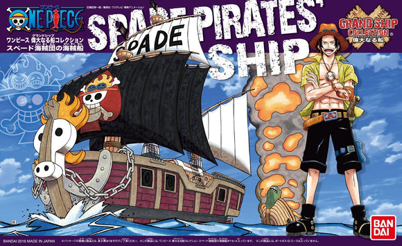 Bandai One Piece Grand Ship Collection Spade Pirates' Ship Model Kit