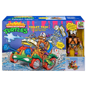 Playmates Teenage Mutant Ninja Turtles Classic Toilet Taxi with Donatello