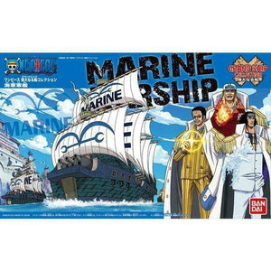 Bandai One Piece Grand Ship Collection Marine Ship Model Kit