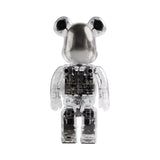 Medicom Rinaro Bearbrick Audio 400% Portable Bluetooth Speaker Clear