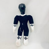 Streetwise Designs 1993 MMPR Black Ranger 10 Inch Plush