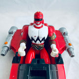 1999 Bandai Power Rangers Lost Galaxy Red Jet Jammer & Figure