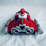 1999 Bandai Power Rangers Lost Galaxy Red Jet Jammer & Figure