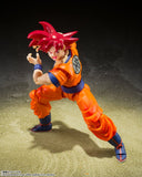 Tamashii Nations S.H.FIGUARTS Dragon Ball Super - Super Saiyan God Son Goku -Saiyan God Instilled With The Light of Righteous Hearts-