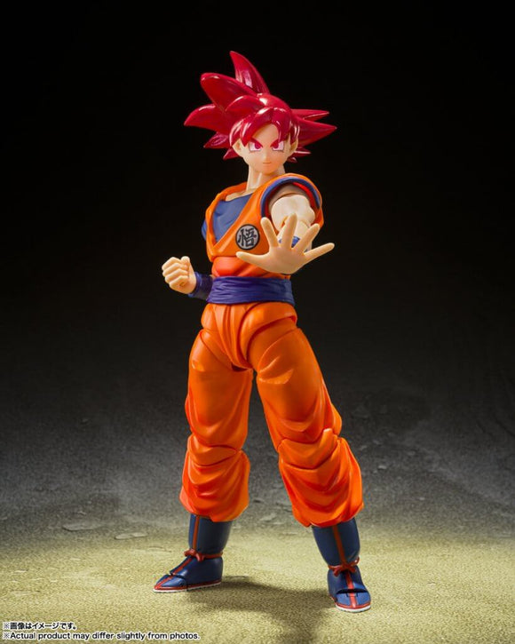 Tamashii Nations S.H.FIGUARTS Dragon Ball Super - Super Saiyan God Son Goku -Saiyan God Instilled With The Light of Righteous Hearts-