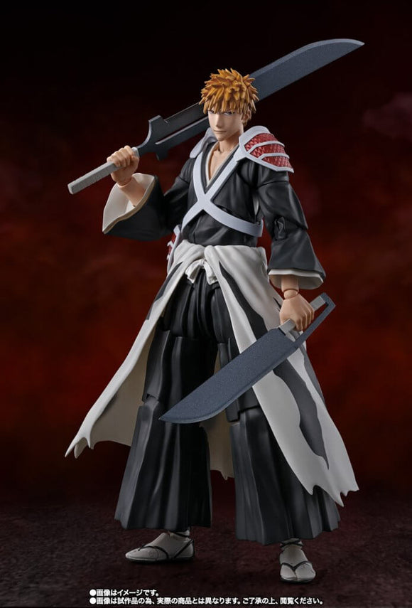 Tamashii Nations Bleach S.H.FIGUARTS Bleach Ichigo Kurosaki -Dual Zangetsu- - PRE-ORDER