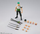 Tamashii Nations S.H.FIGUARTS One Piece Roronoa Zoro -Romance Dawn- - PRE-ORDER