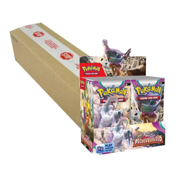 POKÉMON TCG Scarlet & Violet Paldea Evolved Booster Box Case