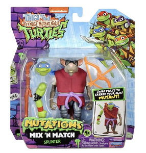 Playmates  Teenage Mutant Ninja Turtles Tales of the TMNT Mutations Mix 'N Match Splinter