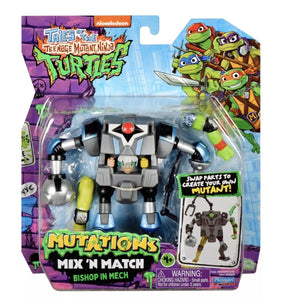 Playmates Teenage Mutant Ninja Turtles Tales of the TMNT Mutations Mix 'N Match Bishop in Mech