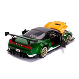 Jada 1:24 JDM Tuners - MMPR Green Ranger 2002 Honda NSX with figure