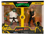 Playmates Teenage Mutant Ninja Turtles vs Cobra Kai: Raphael vs. John Kreese 2-Pack