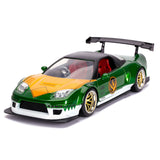 Jada 1:24 JDM Tuners - MMPR Green Ranger 2002 Honda NSX with figure