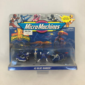 Galoob 1994 Micro Machines Mighty Morphin Power Rangers #3 Blue Ranger