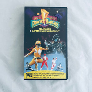 1993 MMPR Teamwork & A Pressing Engagement VHS