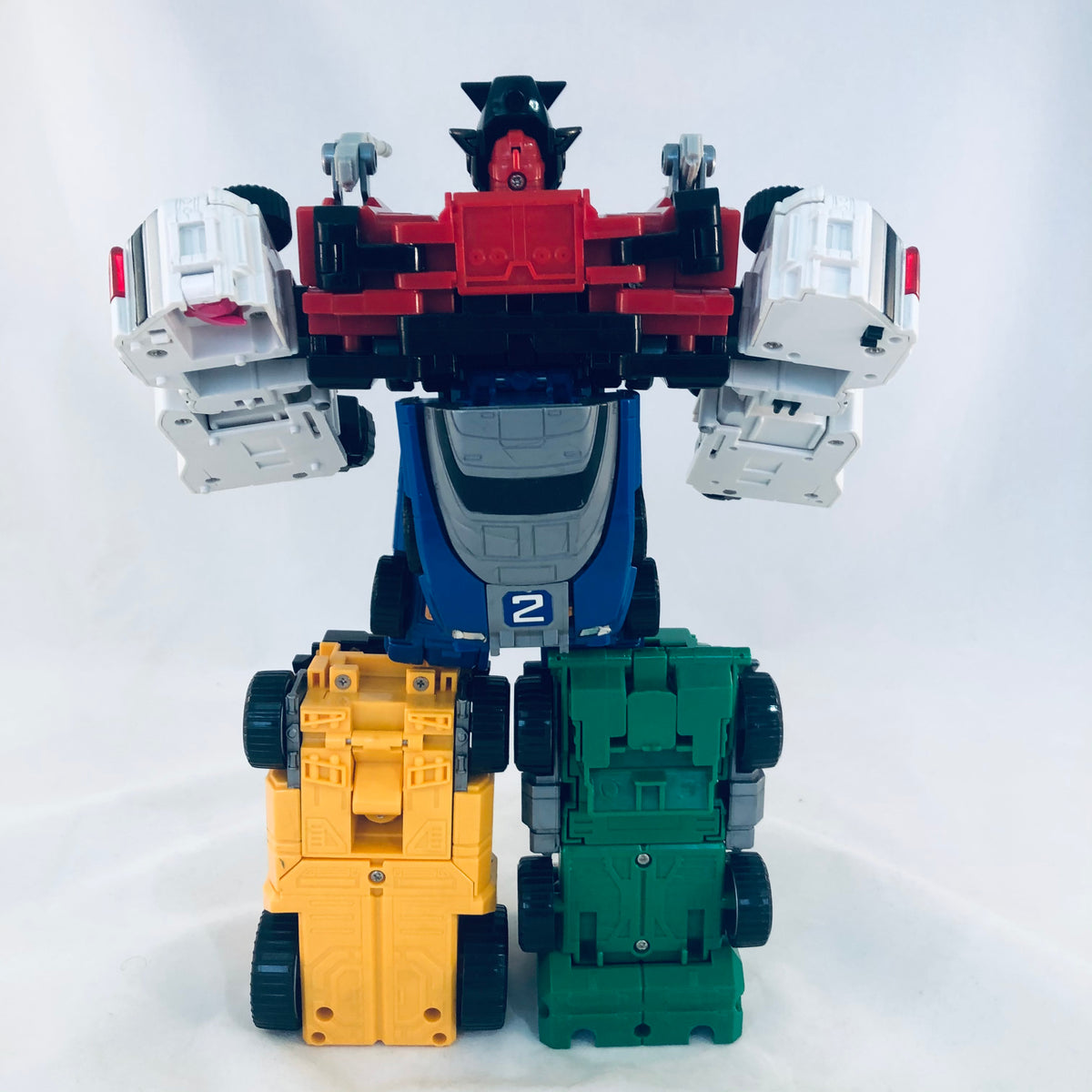 Bandai 1997 Power Rangers Turbo Deluxe Double Morphin Rescue Megazord ...