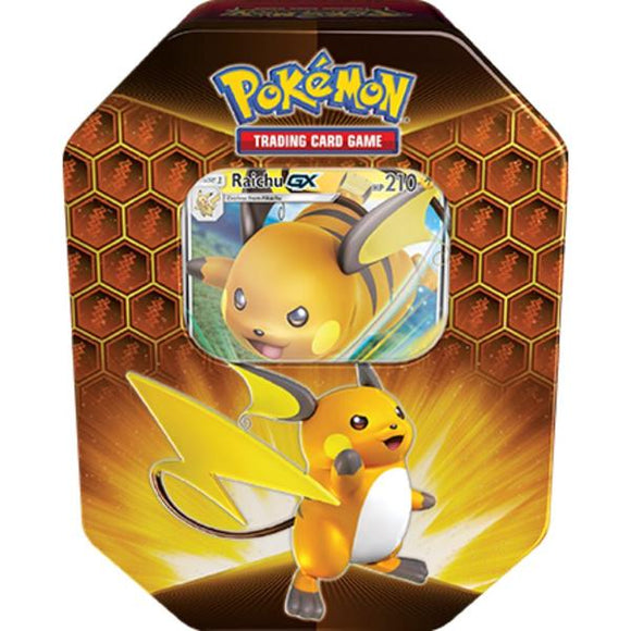 Pokémon TCG Hidden Fates Tin - Raichu-GX