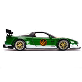 Jada 1:24 JDM Tuners - MMPR Green Ranger 2002 Honda NSX with figure