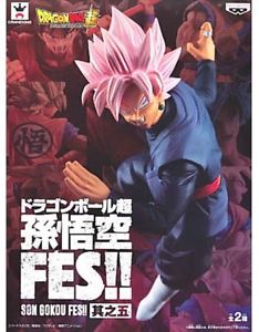 Boneco Goku Rose Black Dragon Ball Super Fes - Banpresto - WIN